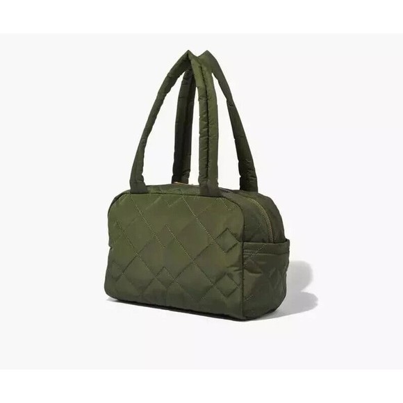 Marc Jacobs Quilted Nylon Small Weekender Travel Bag Dark Green New JL02… - Picture 2 of 15